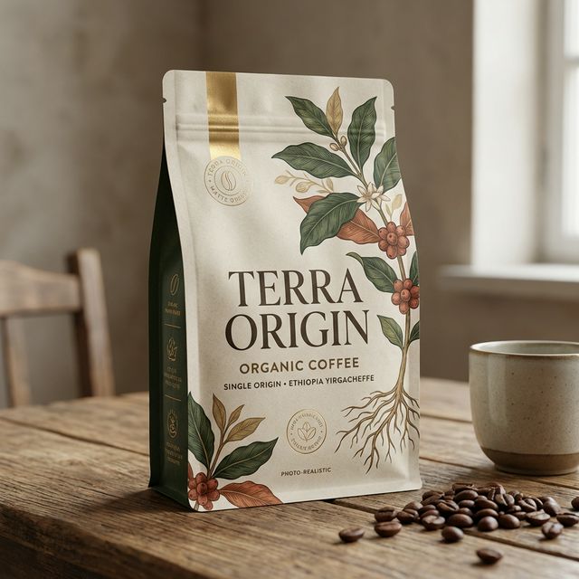Terra Origin Coffee Packaging Design