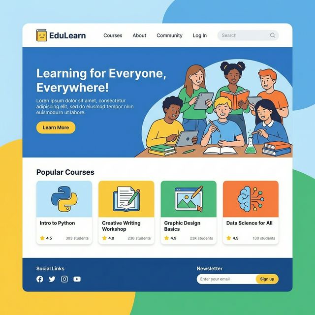EduLearn Educational Learning Management System