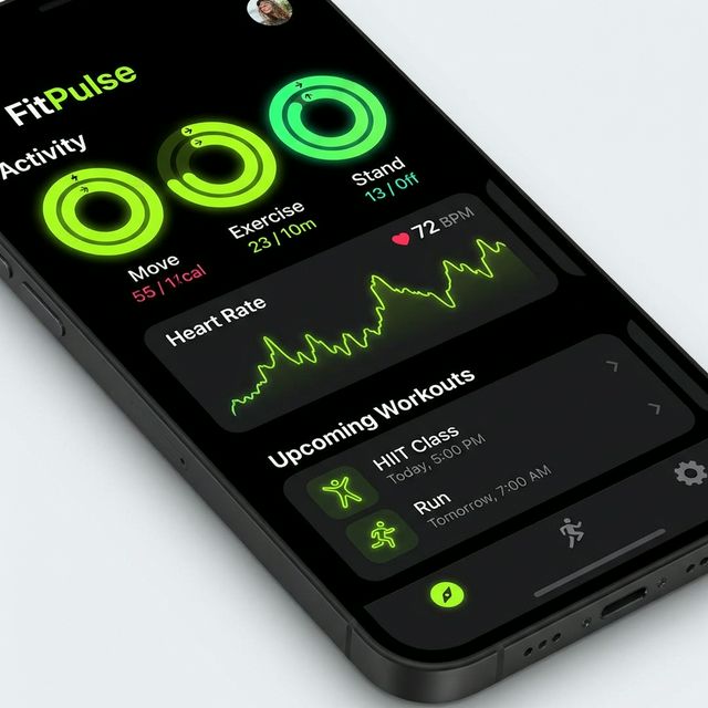 FitPulse Fitness Tracking Mobile App